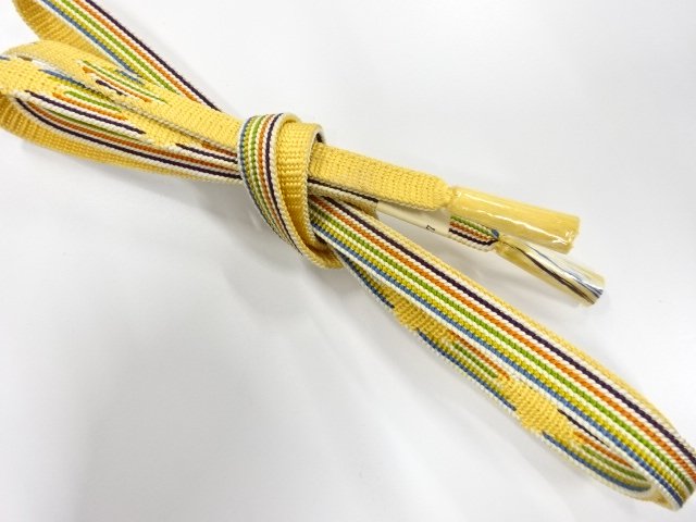 未使用品　正絹　手組帯締め